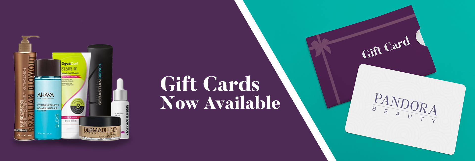 Pandora Beauty Gift Cards