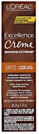 L'Oreal Excellence Creme Permanent Hair Color 1.74 oz - BR5 Light Auburn Brown