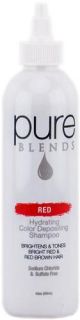 Pure Blends Red Hydrating Color Depositing Shampoo